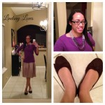 What I Wore Sunday: It’s Purple Today, Not Red